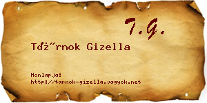 Tárnok Gizella névjegykártya